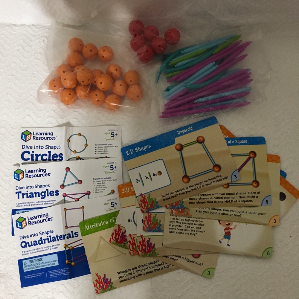 Learning Resources Shapes Educational Toy Manipulative